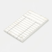 空白のなヴィンテージの図書館のブックカードのノート ポストイット (アングル)