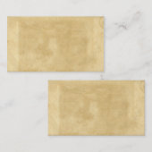 空白のなヴィンテージは汚された古い紙を老化させました 名刺 (正面/裏面)