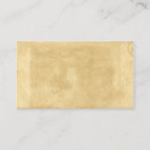 空白のなヴィンテージは汚された古い紙を老化させました 名刺 (裏面)