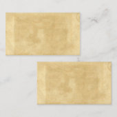 空白のなヴィンテージは汚された古い紙を老化させました 名刺 (正面/裏面)