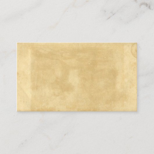 空白のなヴィンテージは汚された古い紙を老化させました 名刺 (正面)