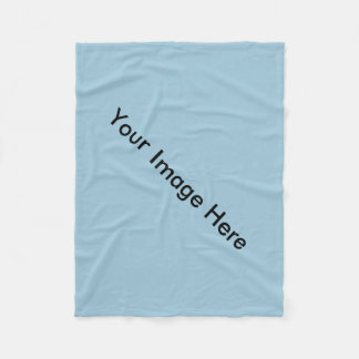 空白のな写真はあなた自身の毛布を作ります フリースブランケット