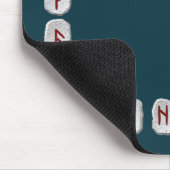 空白のな分野が付いているRuneのレイアウト マウスパッド (コーナー)