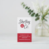 空白のな名刺 名刺 (スタンド正面)