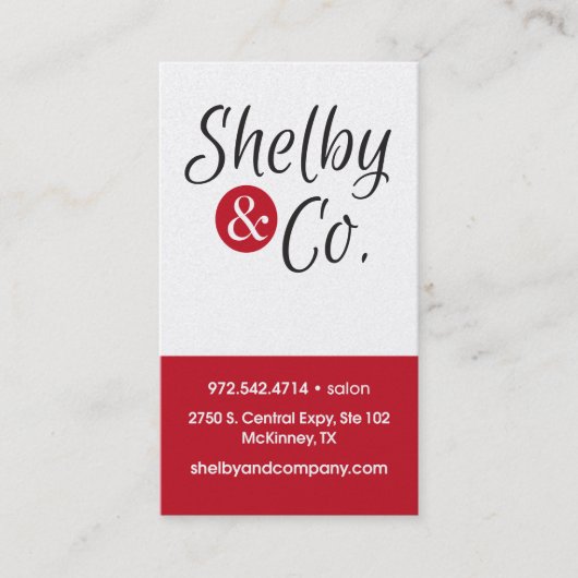 空白のな名刺 名刺 (正面)