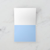 空白のな悔やみや弔慰はメッセージカード感謝していしています -- 湖 サンキューカード (内部)