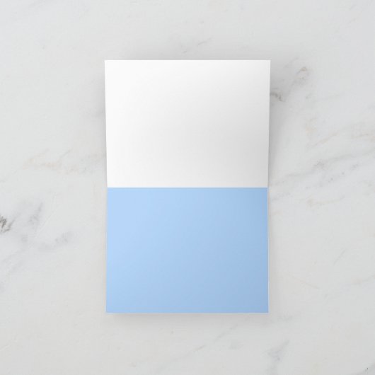 空白のな悔やみや弔慰はメッセージカード感謝していしています -- 湖 サンキューカード (内部)