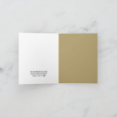 空白のな悔やみや弔慰はメッセージカード感謝していしています -- 鳩 サンキューカード (内部)