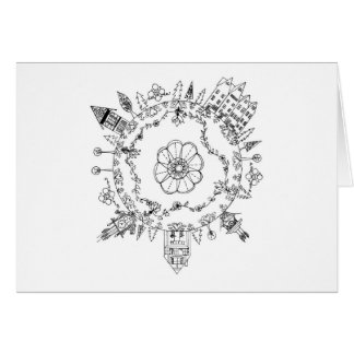 空白のな挨拶状