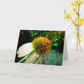 空白のな挨拶状 カード (黄色い花)