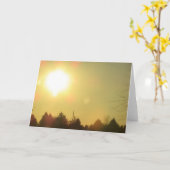 空白のな挨拶状 カード (黄色い花)