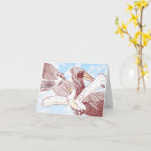 空白のな挨拶状 カード (黄色い花)