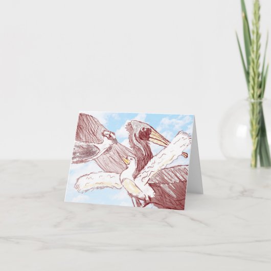 空白のな挨拶状 カード (正面)