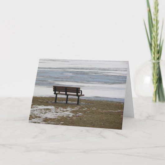 空白のな挨拶状 カード (正面)