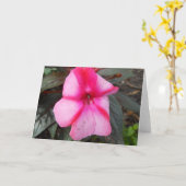 空白のな挨拶状 カード (黄色い花)