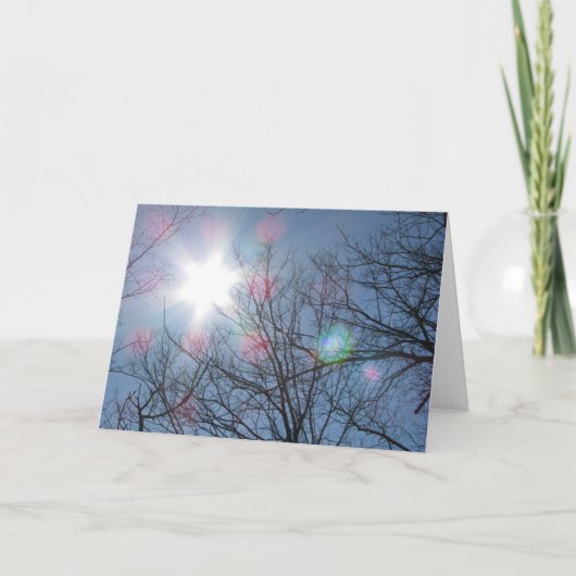 空白のな挨拶状 カード (正面)