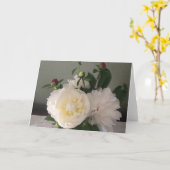 空白のな挨拶状 カード (黄色い花)