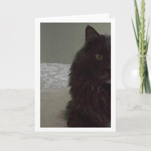 空白のな挨拶状 カード (正面)