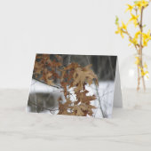 空白のな挨拶状 カード (黄色い花)