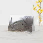 空白のな挨拶状 カード (黄色い花)