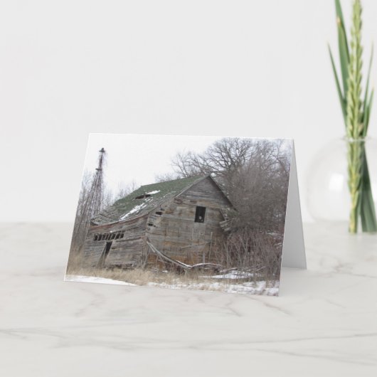 空白のな挨拶状 カード (正面)