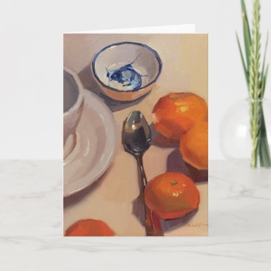 空白のな挨拶状、サラSedwick著元の芸術 カード (正面)