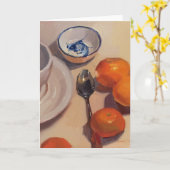 空白のな挨拶状、サラSedwick著元の芸術 カード (黄色い花)