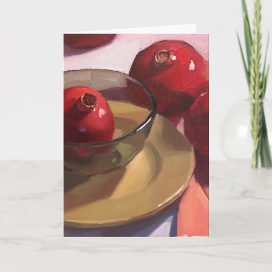 空白のな挨拶状、サラSedwick著元の芸術 サンキューカード (正面)