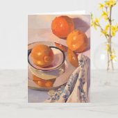 空白のな挨拶状、サラSedwick著芸術 カード (黄色い花)