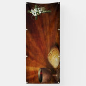 空白のな教会過ぎ越しの祝い 横断幕 (縦)