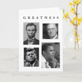 空白のな版偉大さのオバマカード就任式 カード (黄色い花)