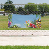 空白のな花屋の販売 横断幕 (インサイチュ)