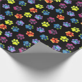 空白のな虹の足のプリントの包装紙 ラッピングペーパー (角)