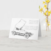 空白のなF1バースデー・カード カード (黄色い花)