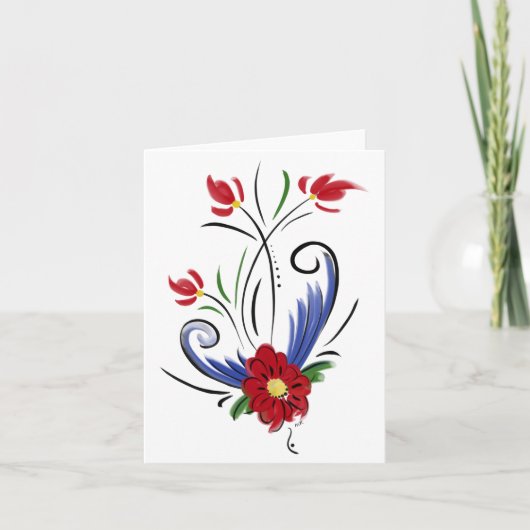 空白のなNotecard サンキューカード (正面)