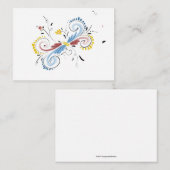 空白のなnotecard ノートカード (正面/裏面)