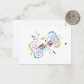 空白のなnotecard ノートカード (正面/裏面インサイチュ)