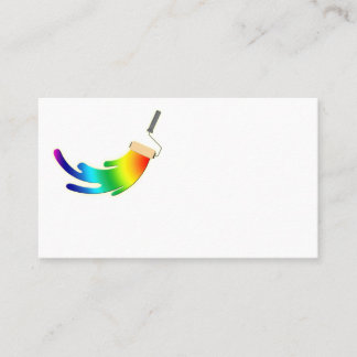 空白のなPainting Companyの名刺のロゴ 名刺