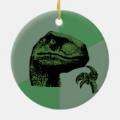空白のなPhilosoraptor セラミックオーナメント (裏面)