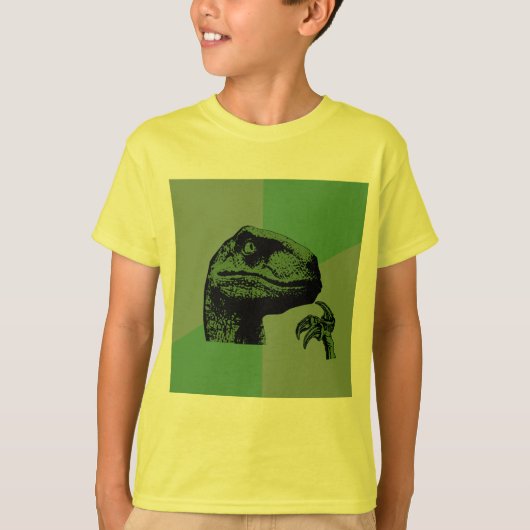 空白のなPhilosoraptor Tシャツ (正面)