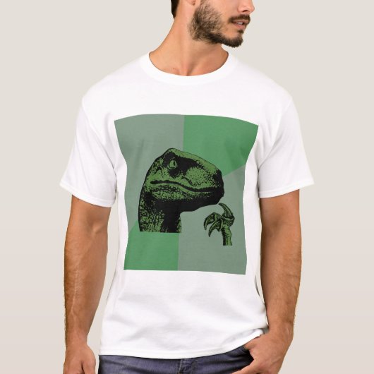 空白のなPhilosoraptor Tシャツ (正面)