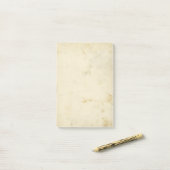 空白のアンティーク染色紙 ポストイット (デスク上)