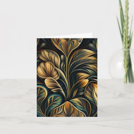 空白のアールヌーボー14グリーティングカード カード