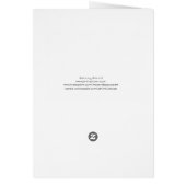 空白のオリジナルカード (裏面)