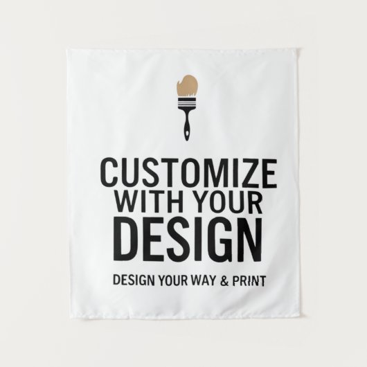 空白のカスタマイズされた34x40" 会社のパーソナライズされた タペストリー (正面)