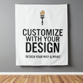 空白のカスタマイズされた34x40" 会社のパーソナライズされた タペストリー