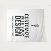 空白のカスタマイズされた88x104" 会社のパーソナライズされた タペストリー (正面(横))