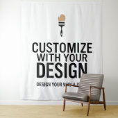 空白のカスタマイズされた88x104" 会社のパーソナライズされた タペストリー (インサイチュ)