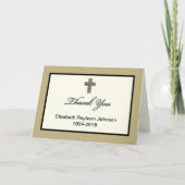 空白のカスタム悔やみや弔慰サンキューカード サンキューカード (正面)