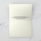 空白のカスタム悔やみや弔慰サンキューカード サンキューカード (内部)